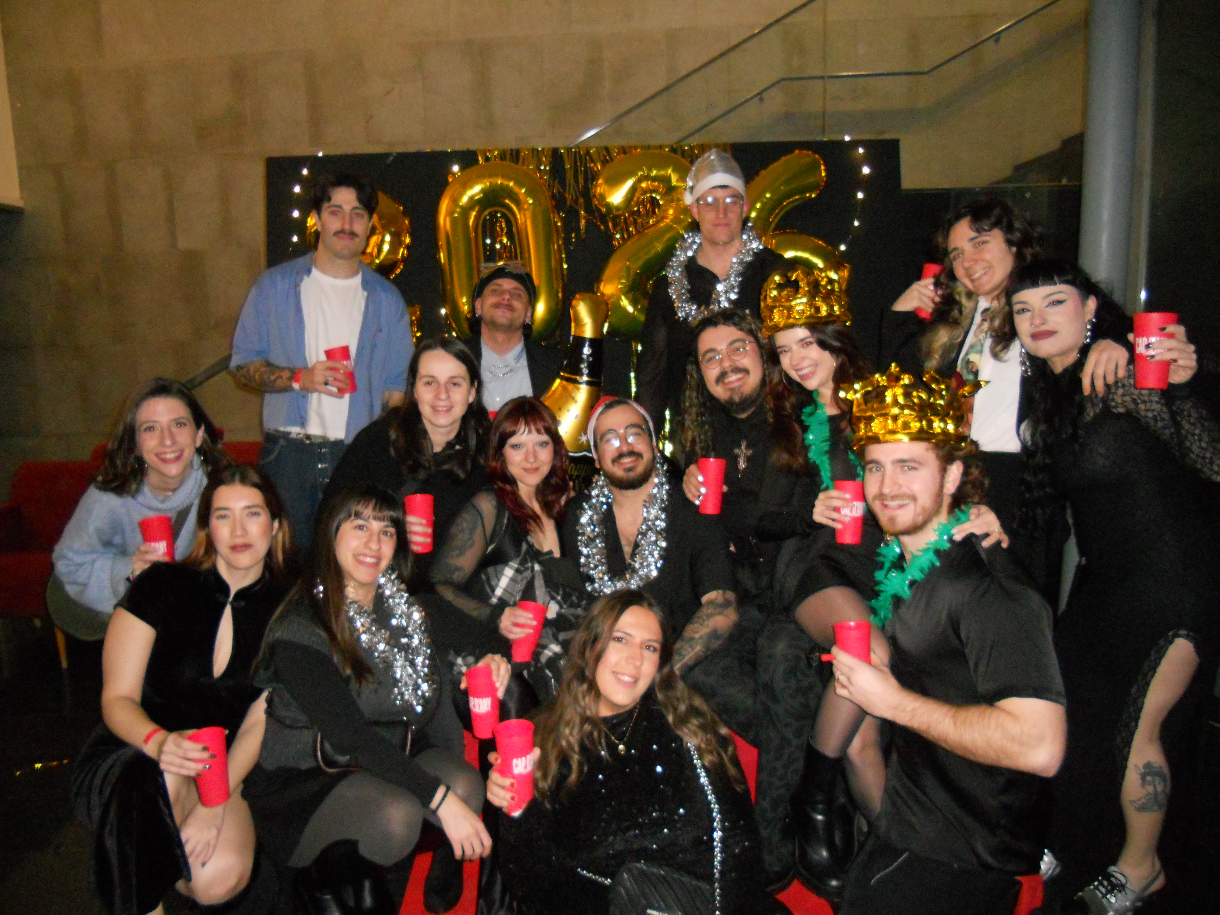 Ambient festiu amb decoració de Cap d'Any